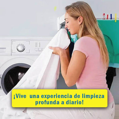 Tabletas para limpieza profunda de lavadoras (pack x 12)